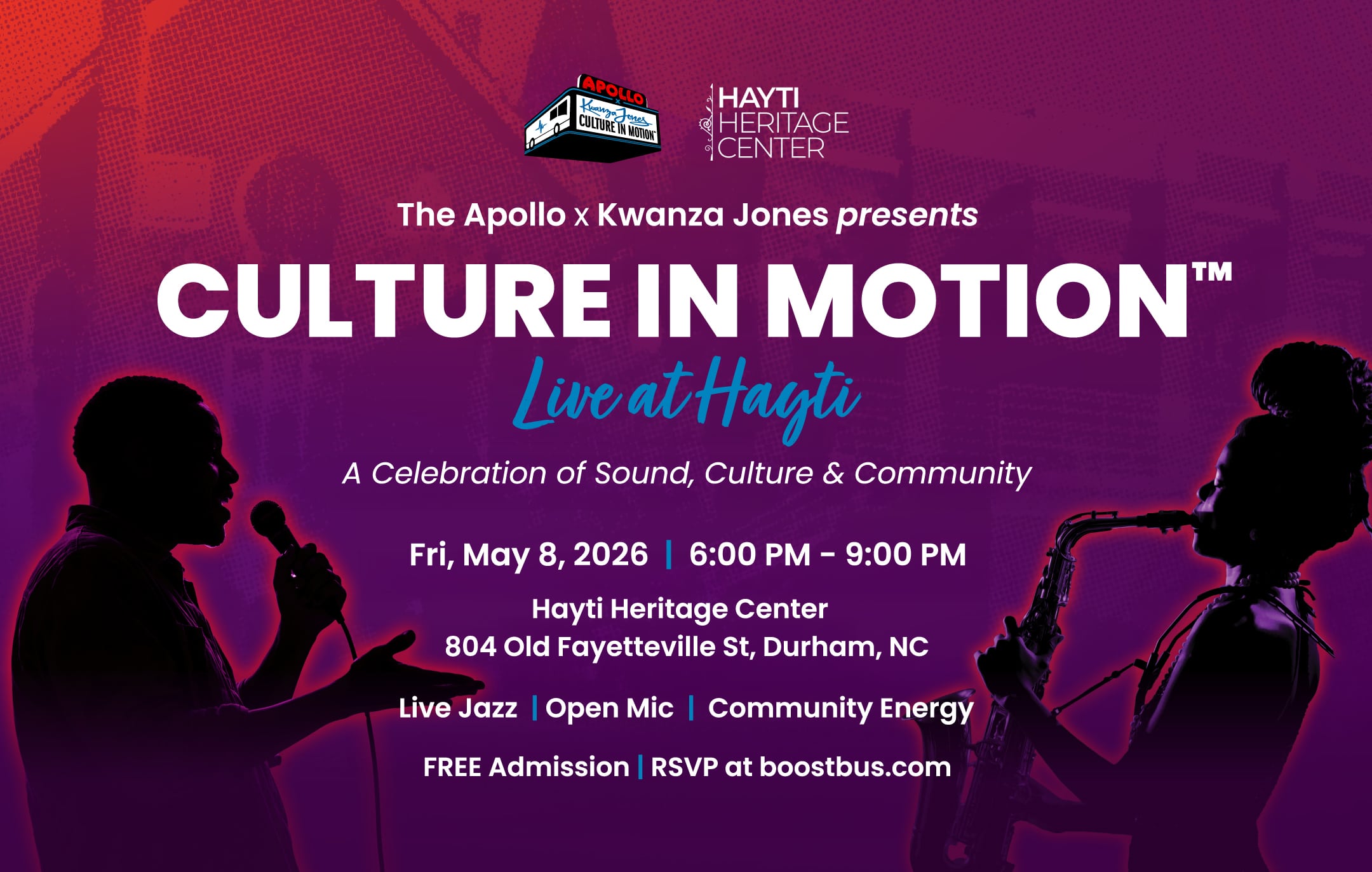 Apollo x Kwanza Jones Present: Culture In Motion Live At Hayti