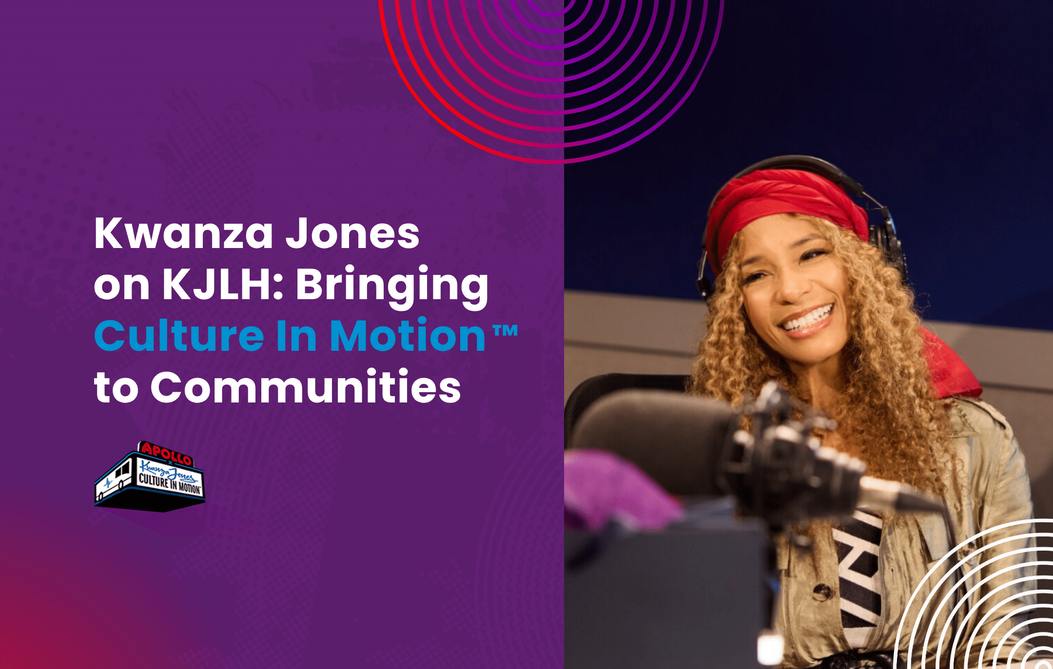 Kwanza Jones on KJLH