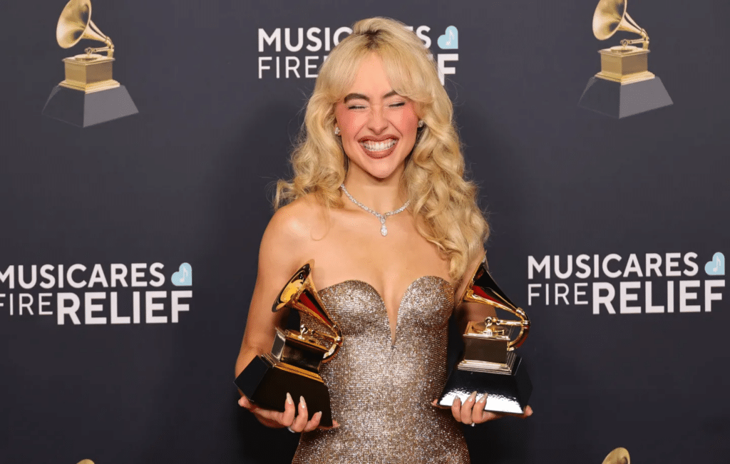 Sabrina Carpenter at the 2025 Grammy Awards